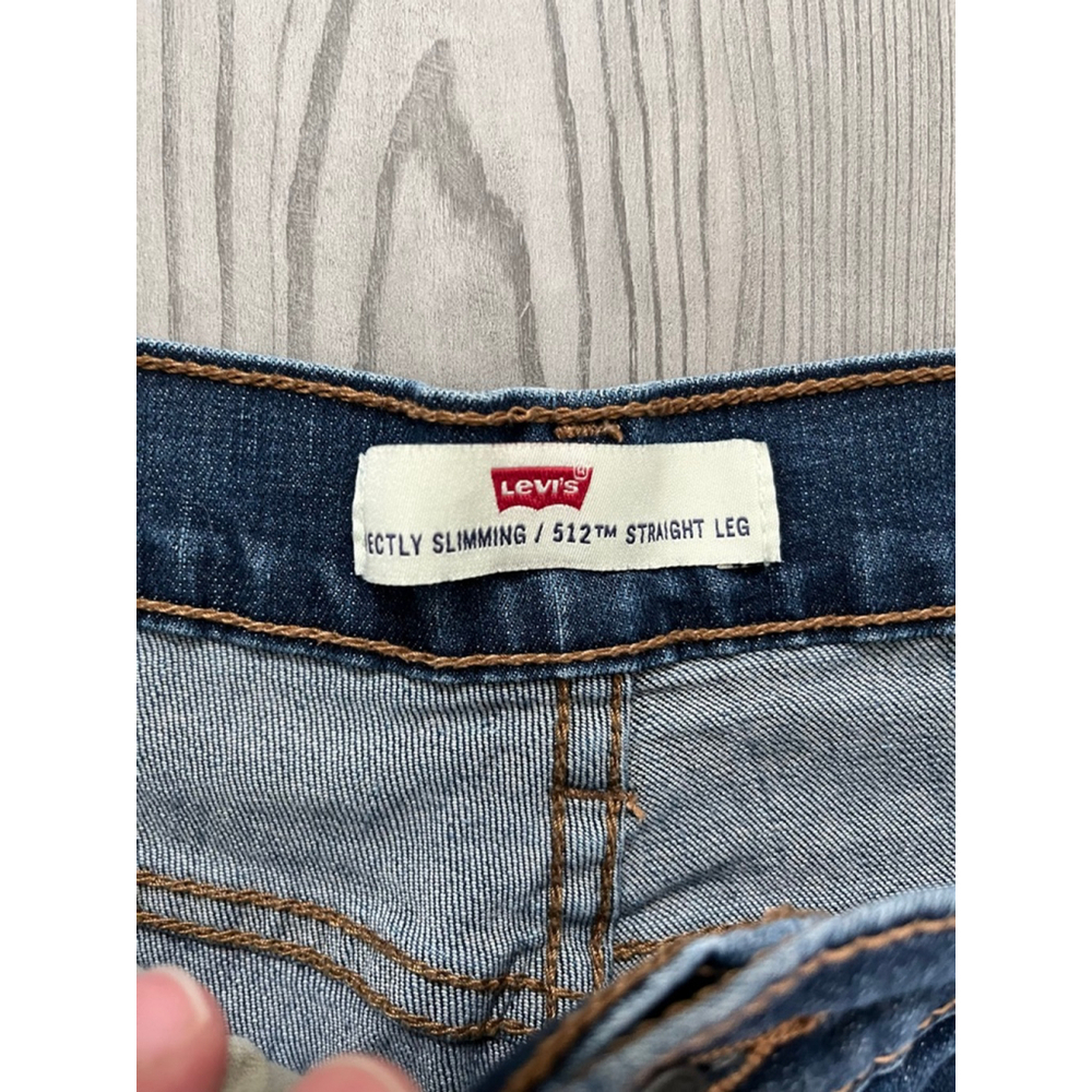 Levi's 512 Straight Leg Jeans Blue 16 Medium - Picture 4 of 5